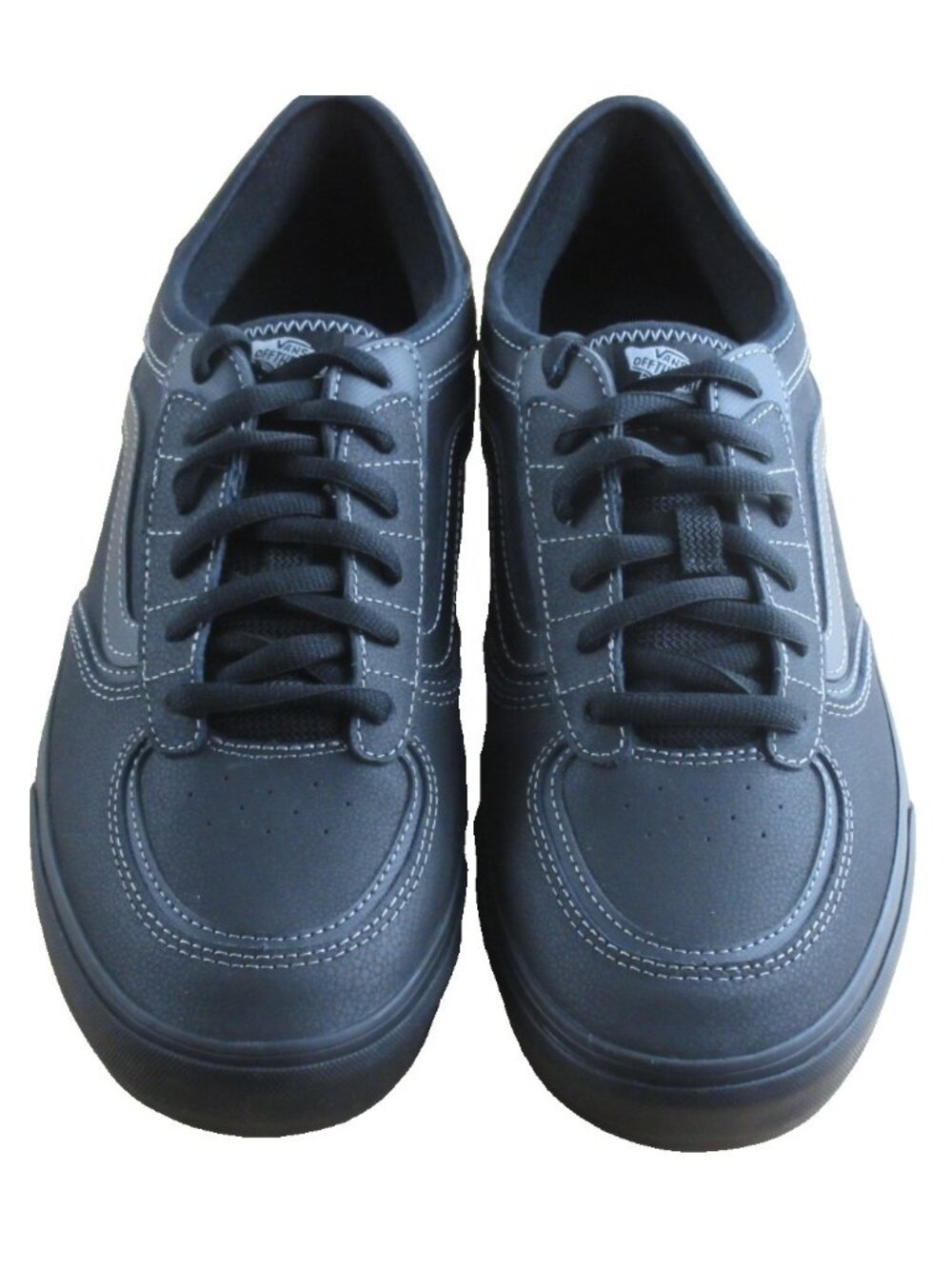 Vans Men's Skate Rowley Double Black Lace up PopCush Skate Shoes size 13 NEW